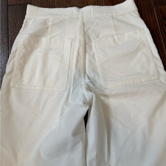 Madewell NWT The Emmett Wide Leg Pant in Corduroy. Welt Pocket Edition Size 25 - Picture 10 of 16